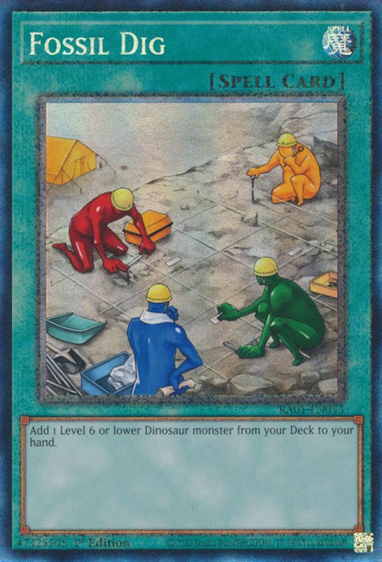 Fossil Dig [RA01-EN053] Prismatic Collector's Rare | Odin's Place