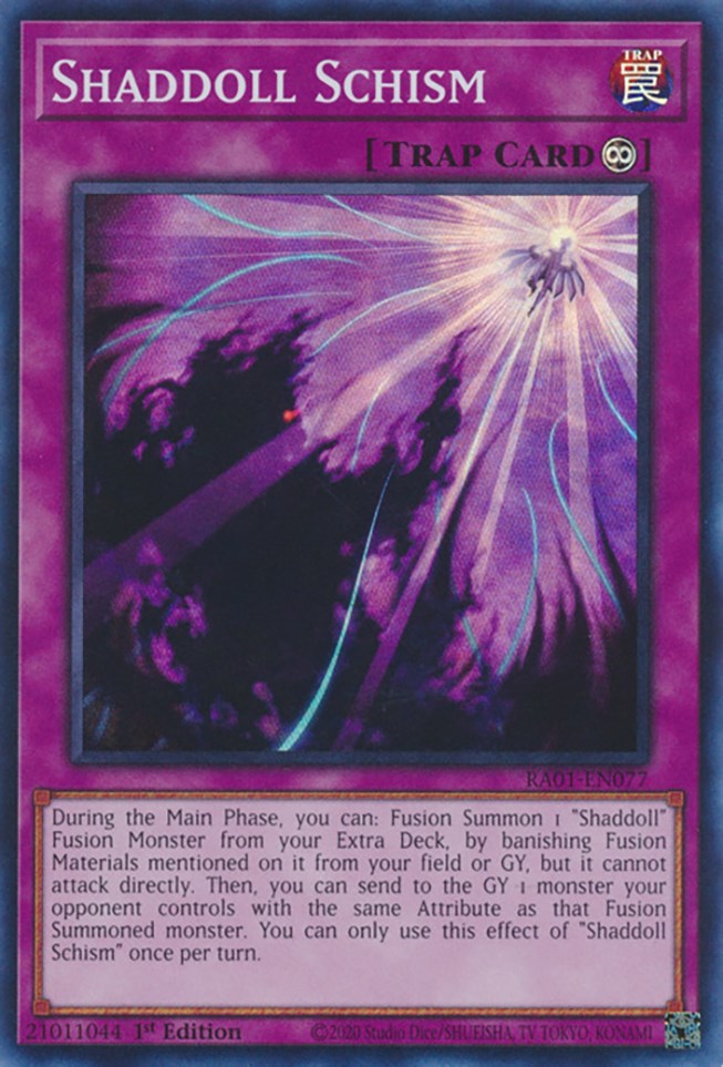 Shaddoll Schism [RA01-EN077] Super Rare | Odin's Place
