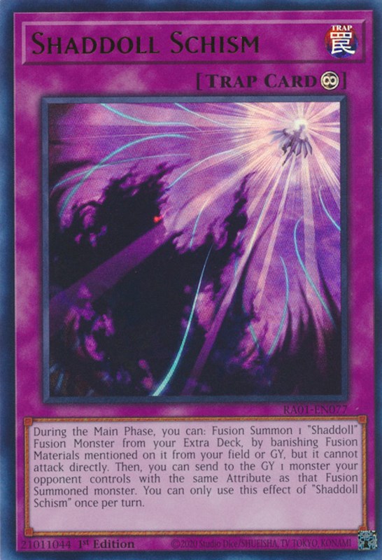 Shaddoll Schism [RA01-EN077] Ultra Rare | Odin's Place