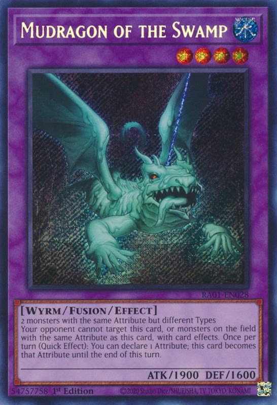 Mudragon of the Swamp [RA01-EN028] Secret Rare | Odin's Place