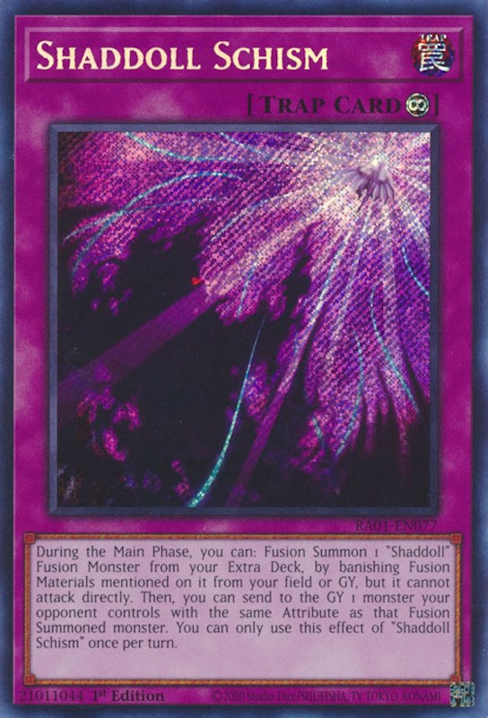 Shaddoll Schism [RA01-EN077] Secret Rare | Odin's Place