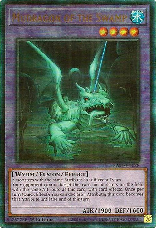 Mudragon of the Swamp [RA01-EN028] Prismatic Ultimate Rare | Odin's Place
