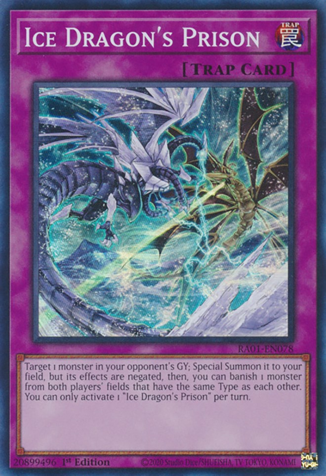 Ice Dragon's Prison [RA01-EN078] Super Rare | Odin's Place