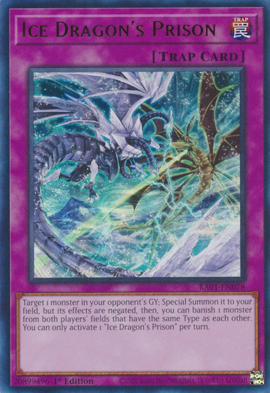 Ice Dragon's Prison [RA01-EN078] Ultra Rare | Odin's Place