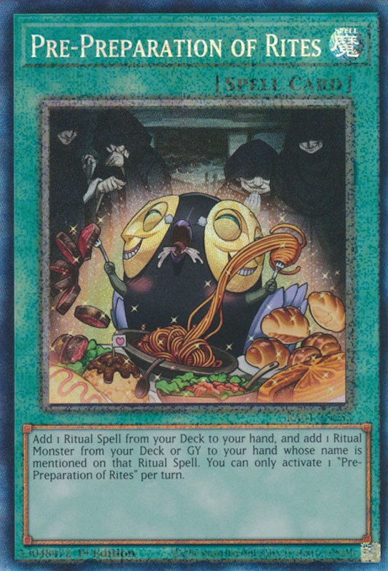 Pre-Preparation of Rites [RA01-EN055] Prismatic Collector's Rare | Odin's Place