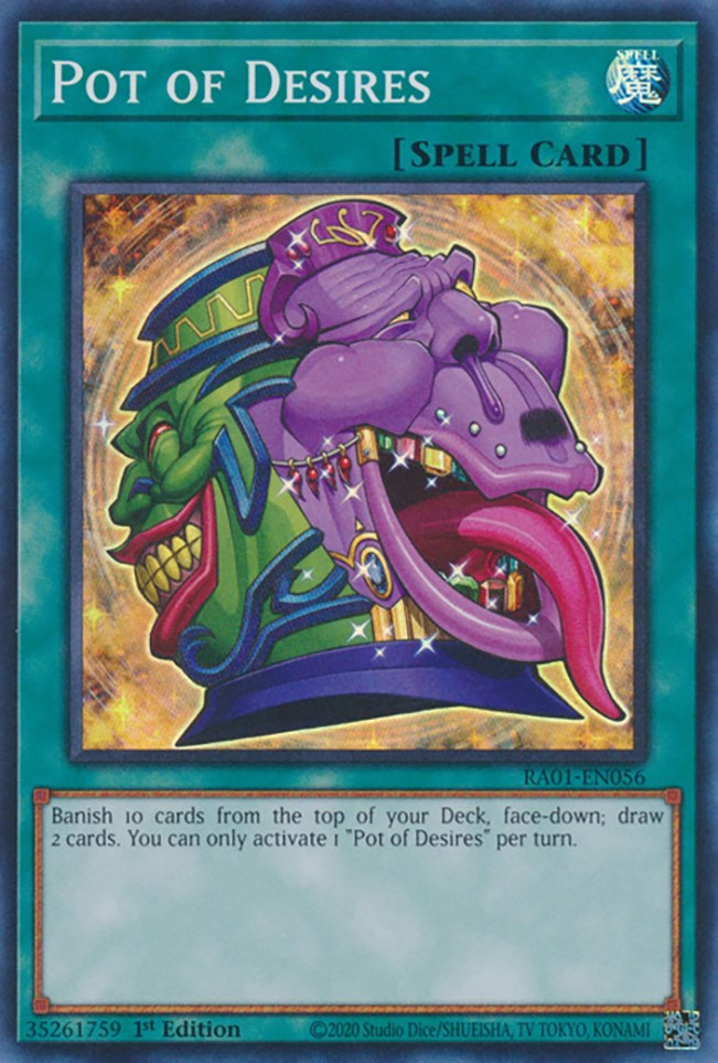 Pot of Desires [RA01-EN056] Super Rare | Odin's Place