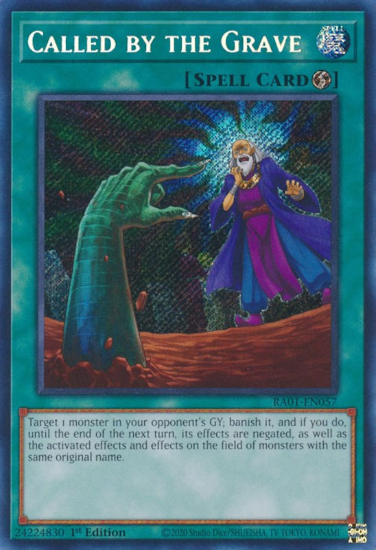 Called by the Grave [RA01-EN057] Secret Rare | Odin's Place