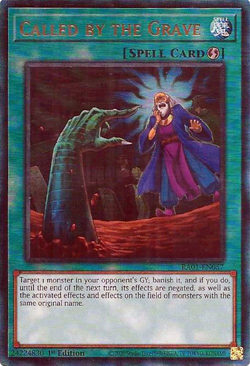 Called by the Grave [RA01-EN057] Prismatic Ultimate Rare | Odin's Place