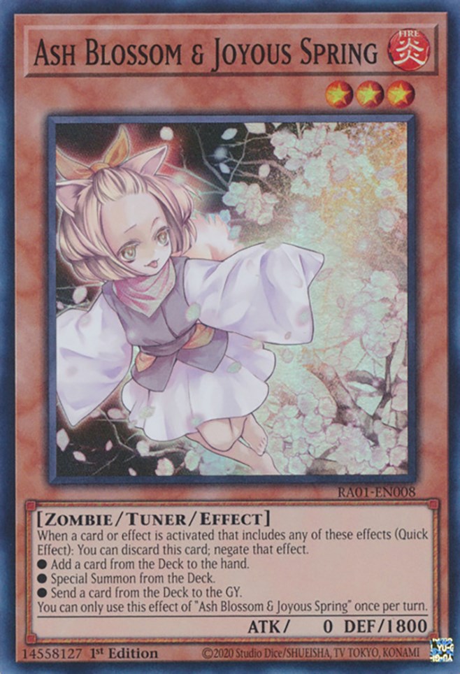 Ash Blossom & Joyous Spring [RA01-EN008] Super Rare | Odin's Place