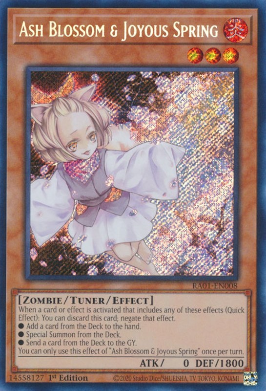 Ash Blossom & Joyous Spring [RA01-EN008] Secret Rare | Odin's Place