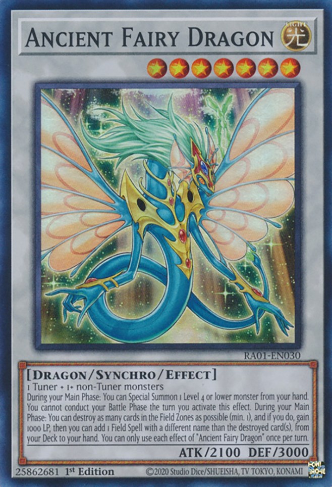 Ancient Fairy Dragon [RA01-EN030] Super Rare | Odin's Place