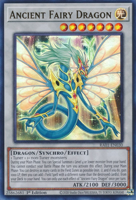 Ancient Fairy Dragon [RA01-EN030] Ultra Rare | Odin's Place