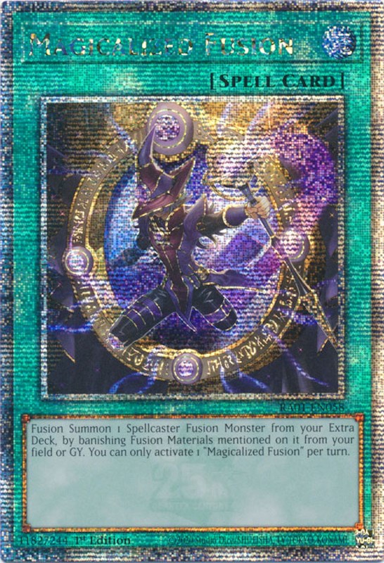Magicalized Fusion [RA01-EN058] Quarter Century Secret Rare | Odin's Place