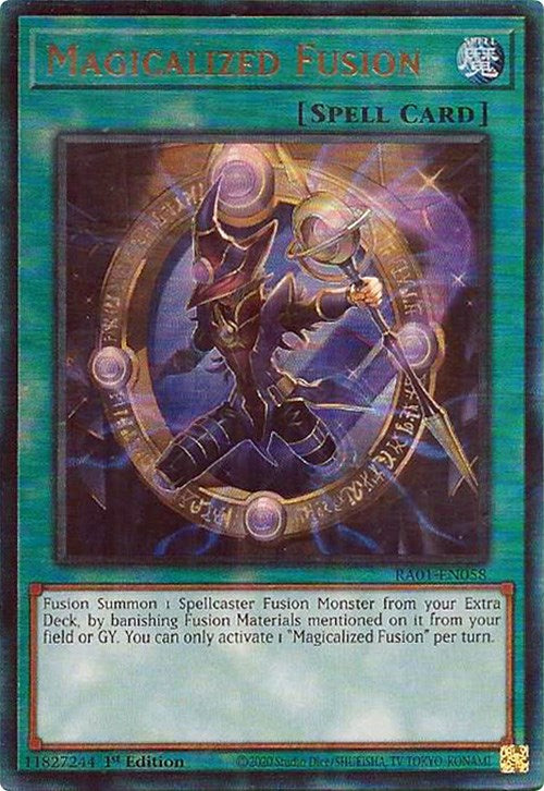 Magicalized Fusion [RA01-EN058] Prismatic Ultimate Rare | Odin's Place
