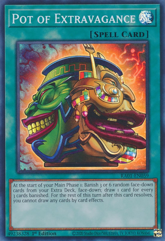 Pot of Extravagance [RA01-EN059] Super Rare | Odin's Place