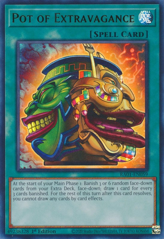 Pot of Extravagance [RA01-EN059] Ultra Rare | Odin's Place