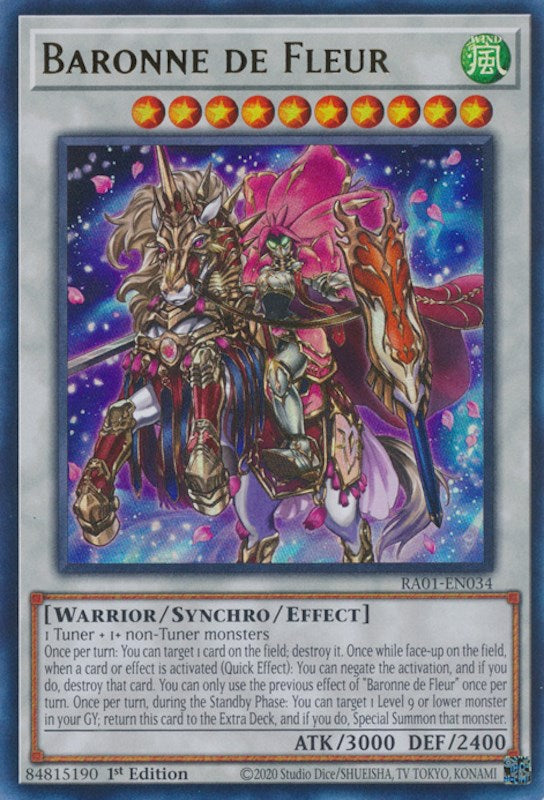Baronne de Fleur [RA01-EN034] Ultra Rare | Odin's Place