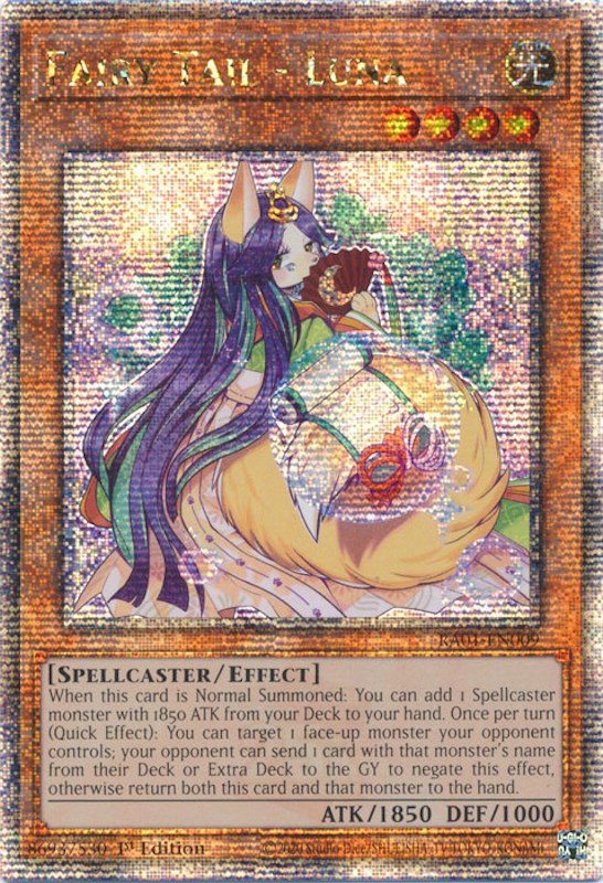 Fairy Tail - Luna [RA01-EN009] Quarter Century Secret Rare | Odin's Place