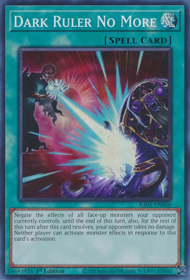 Dark Ruler No More [RA01-EN060] Super Rare | Odin's Place