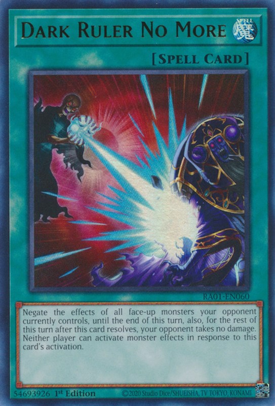 Dark Ruler No More [RA01-EN060] Ultra Rare | Odin's Place