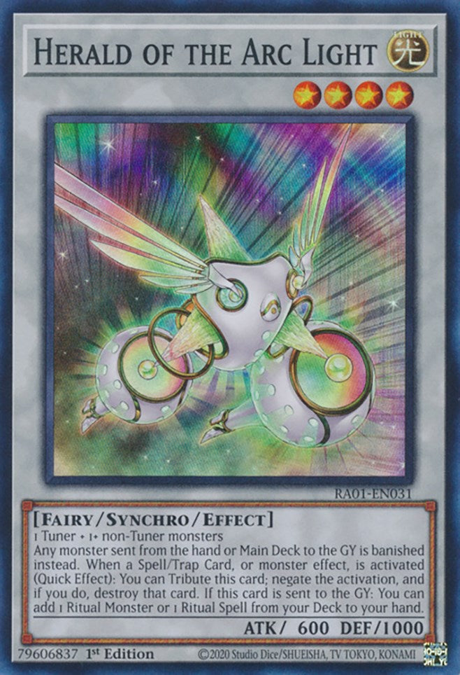 Herald of the Arc Light [RA01-EN031] Super Rare | Odin's Place