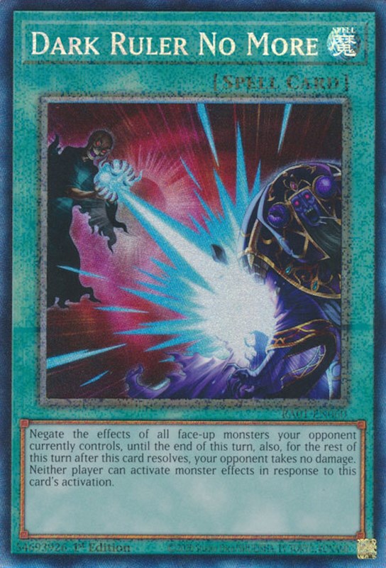 Dark Ruler No More [RA01-EN060] Prismatic Collector's Rare | Odin's Place