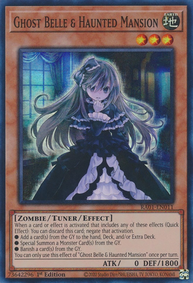 Ghost Belle & Haunted Mansion [RA01-EN011] Super Rare | Odin's Place