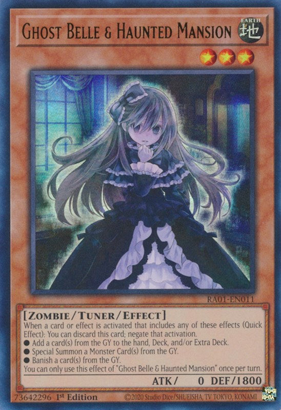 Ghost Belle & Haunted Mansion [RA01-EN011] Ultra Rare | Odin's Place