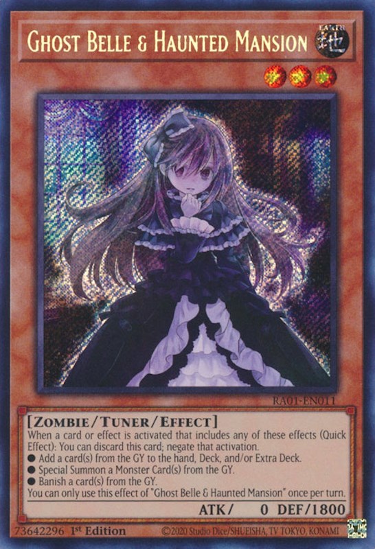 Ghost Belle & Haunted Mansion [RA01-EN011] Secret Rare | Odin's Place