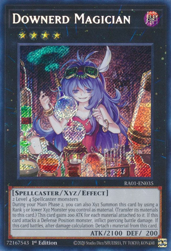 Downerd Magician [RA01-EN035] Secret Rare | Odin's Place