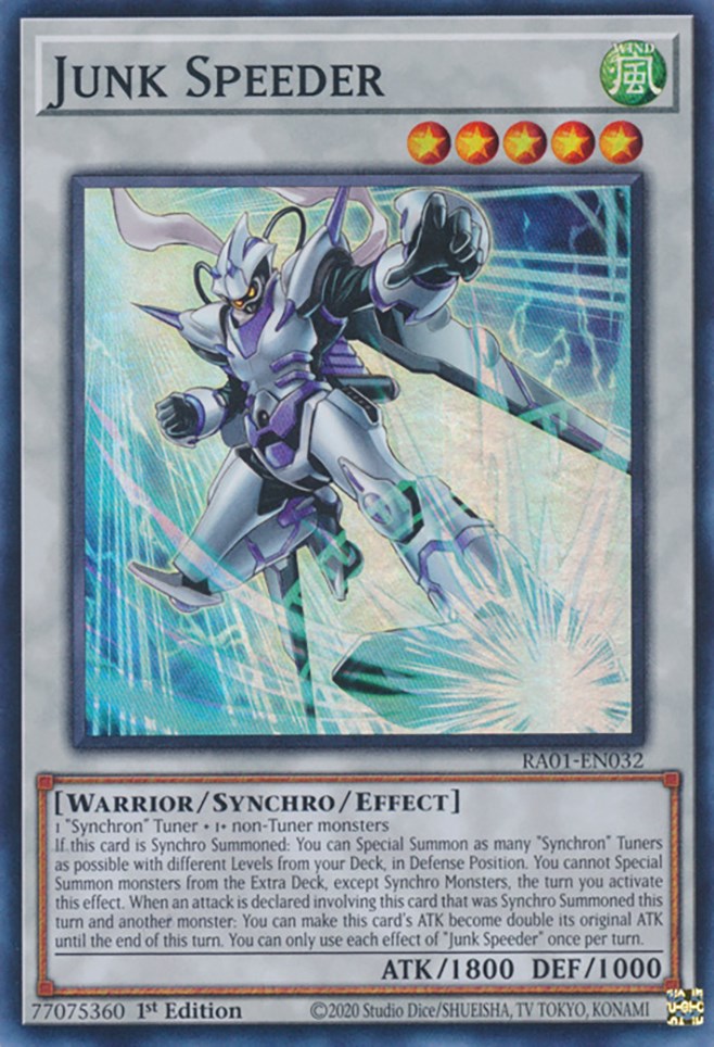 Junk Speeder [RA01-EN032] Super Rare | Odin's Place