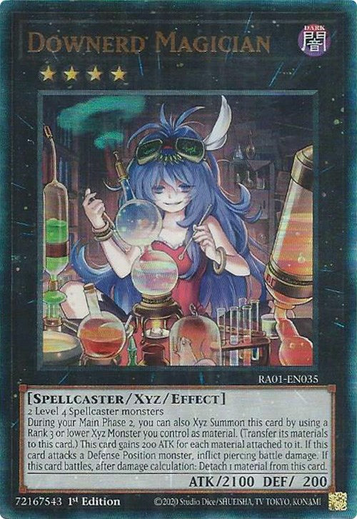 Downerd Magician [RA01-EN035] Prismatic Ultimate Rare | Odin's Place