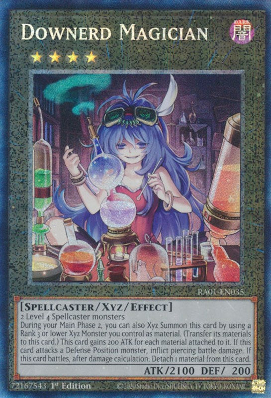 Downerd Magician [RA01-EN035] Prismatic Collector's Rare | Odin's Place