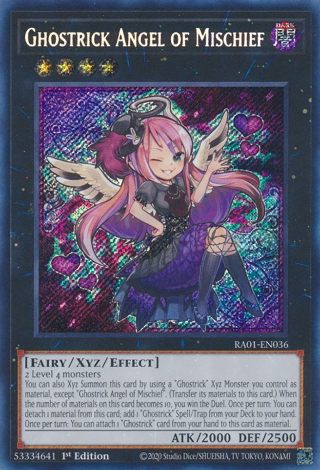 Ghostrick Angel of Mischief [RA01-EN036] Super Rare | Odin's Place