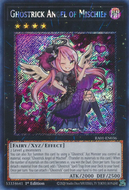 Ghostrick Angel of Mischief [RA01-EN036] Platinum Secret Rare | Odin's Place