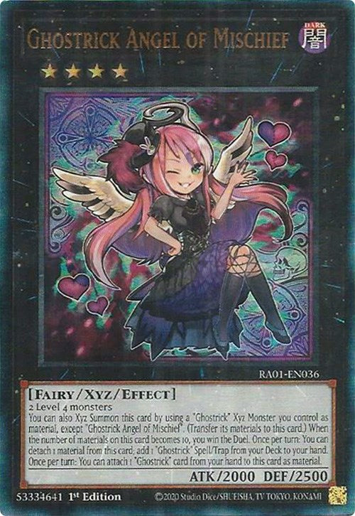 Ghostrick Angel of Mischief [RA01-EN036] Prismatic Ultimate Rare | Odin's Place