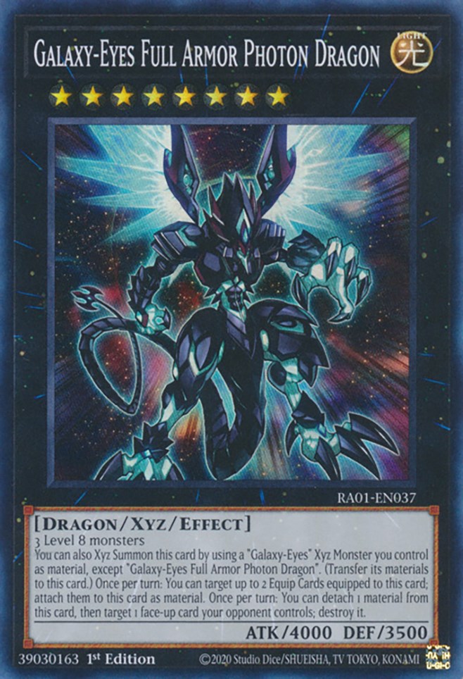 Galaxy-Eyes Full Armor Photon Dragon [RA01-EN037] Super Rare | Odin's Place