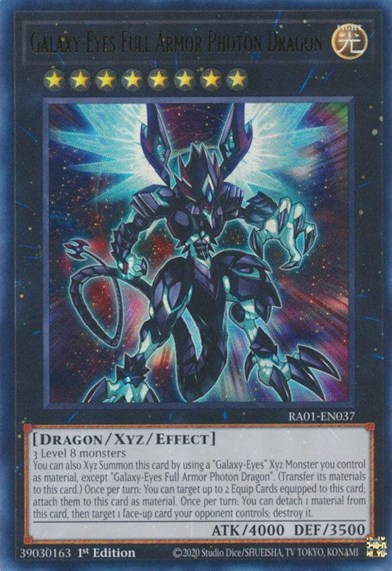 Galaxy-Eyes Full Armor Photon Dragon [RA01-EN037] Ultra Rare | Odin's Place