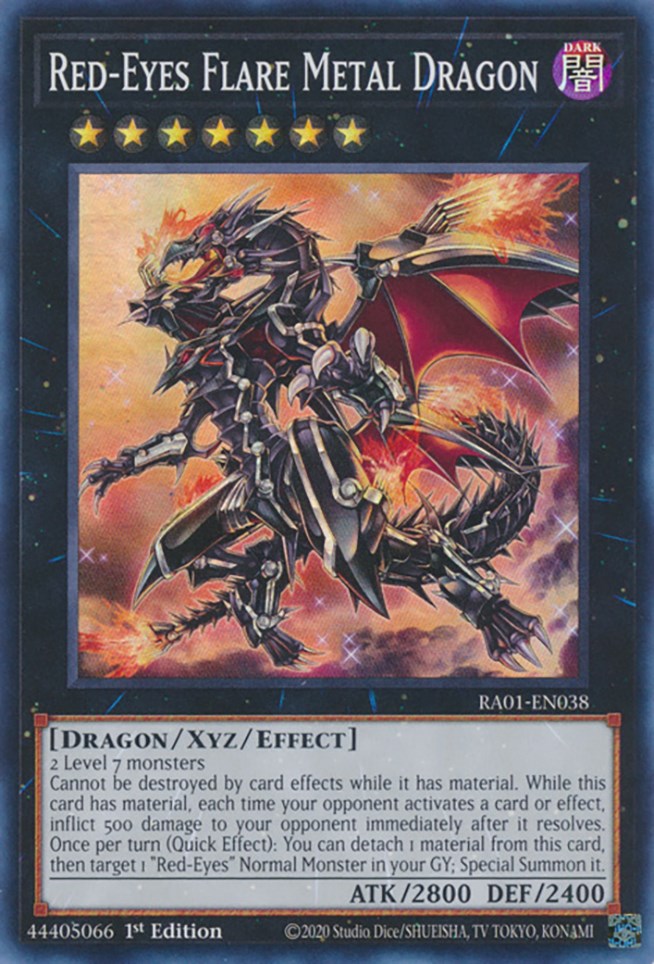 Red-Eyes Flare Metal Dragon [RA01-EN038] Super Rare | Odin's Place