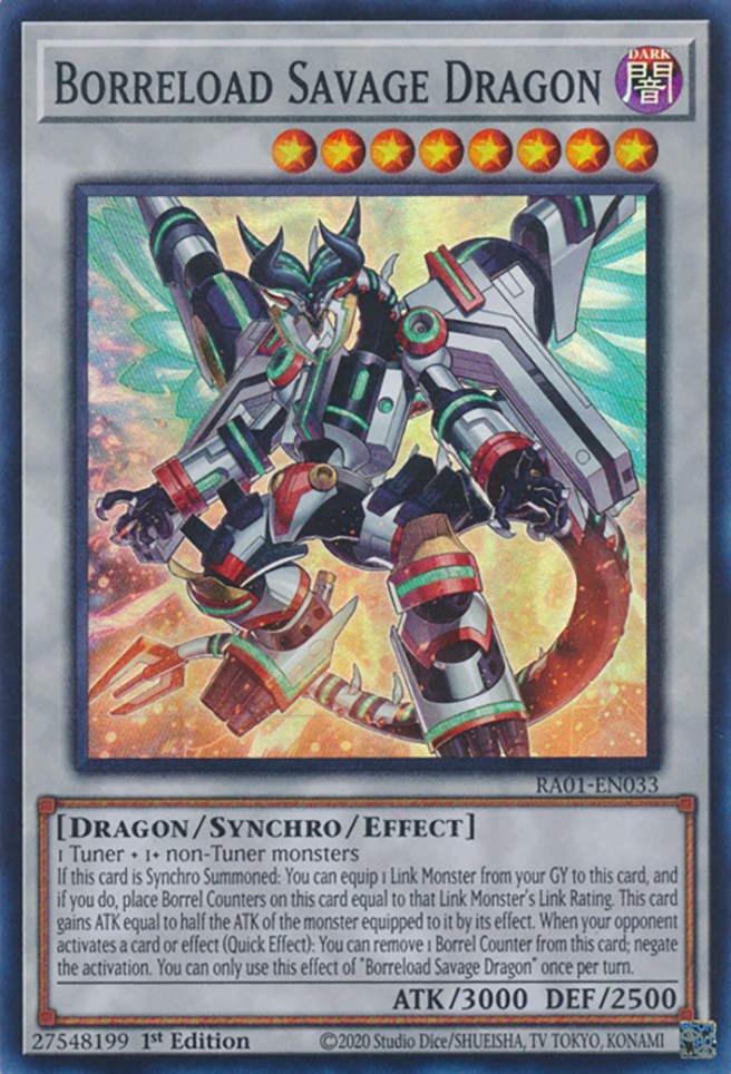 Borreload Savage Dragon [RA01-EN033] Super Rare | Odin's Place