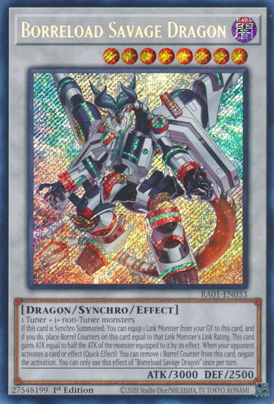 Borreload Savage Dragon [RA01-EN033] Secret Rare | Odin's Place