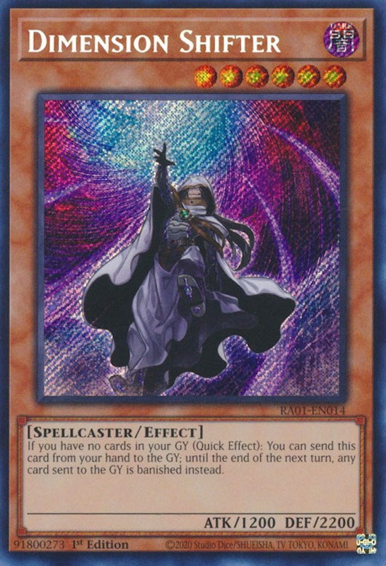 Dimension Shifter [RA01-EN014] Secret Rare | Odin's Place
