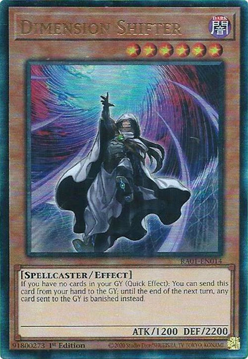 Dimension Shifter [RA01-EN014] Prismatic Ultimate Rare | Odin's Place