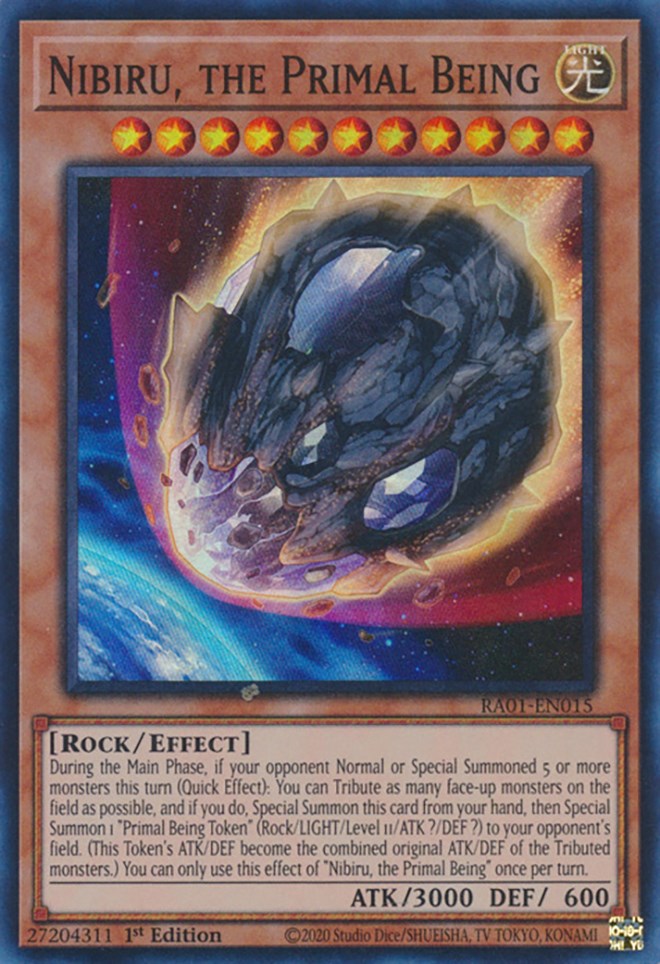 Nibiru, the Primal Being [RA01-EN015] Super Rare | Odin's Place