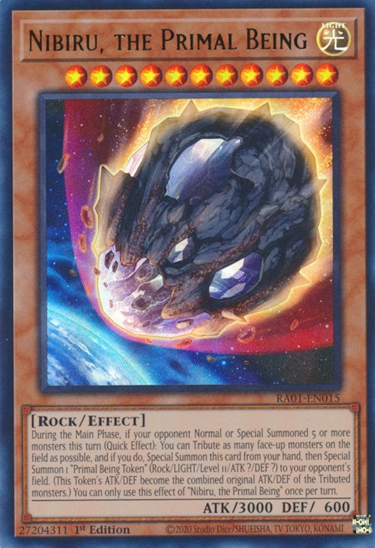 Nibiru, the Primal Being [RA01-EN015] Ultra Rare | Odin's Place