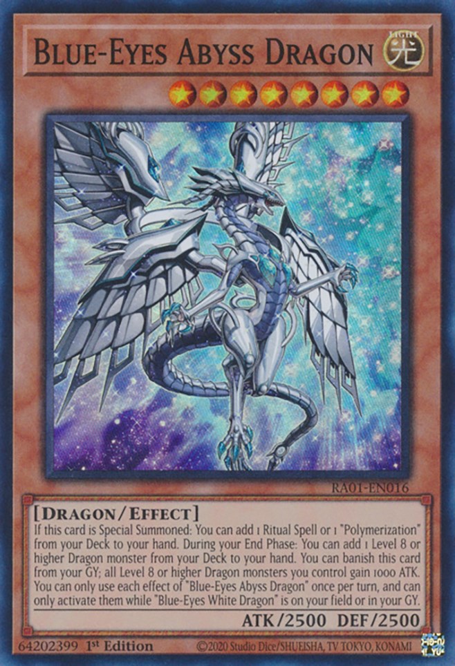 Blue-Eyes Abyss Dragon [RA01-EN016] Super Rare | Odin's Place