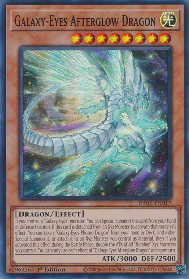 Galaxy-Eyes Afterglow Dragon [RA01-EN017] Super Rare | Odin's Place