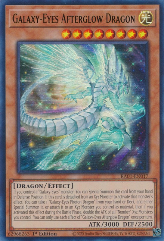 Galaxy-Eyes Afterglow Dragon [RA01-EN017] Ultra Rare | Odin's Place