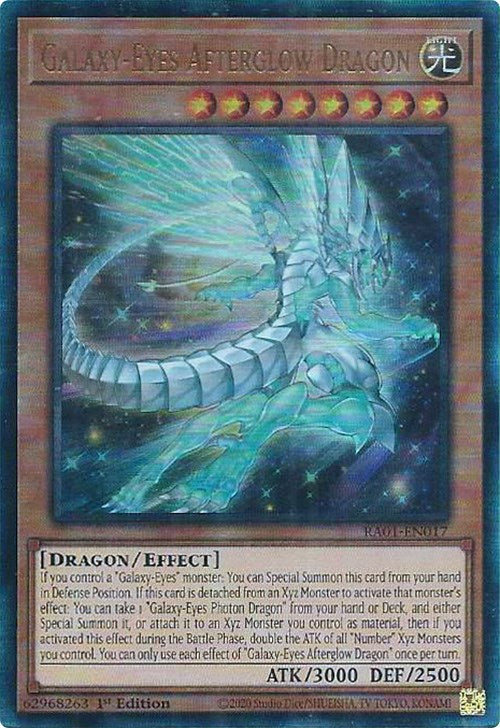 Galaxy-Eyes Afterglow Dragon [RA01-EN017] Prismatic Ultimate Rare | Odin's Place