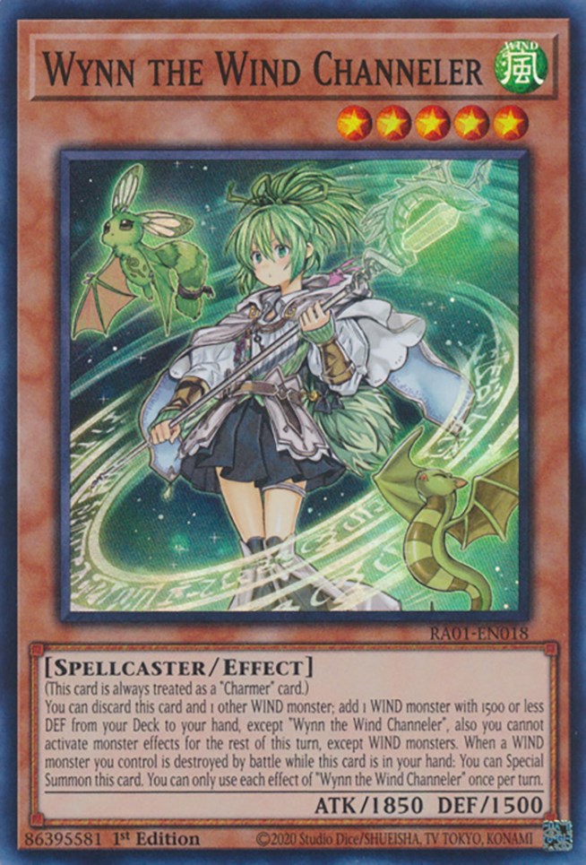 Wynn the Wind Channeler [RA01-EN018] Super Rare | Odin's Place